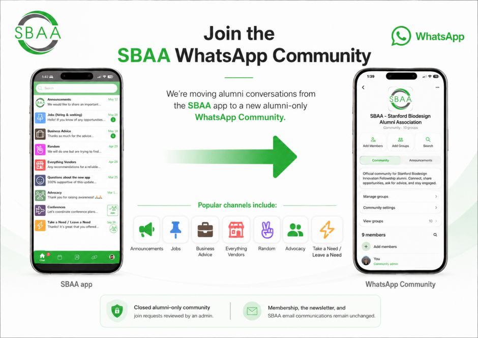 Join the SBAA WhatsApp Community